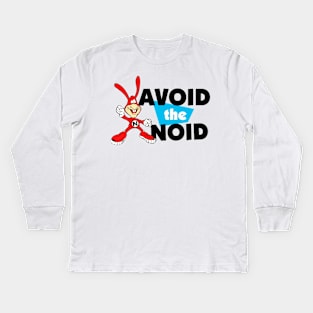 Avoid The Noid - The Flop House Kids Long Sleeve T-Shirt